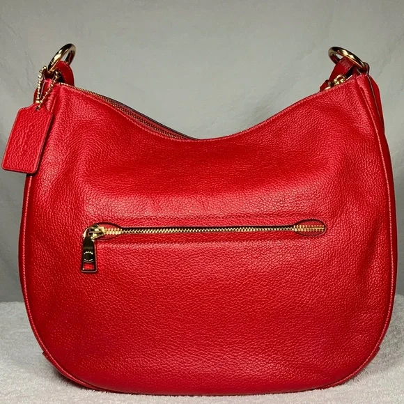 NWT - Coach Jasper Red Leather Shoulder Bag - 35593 - Picture 2 of 16